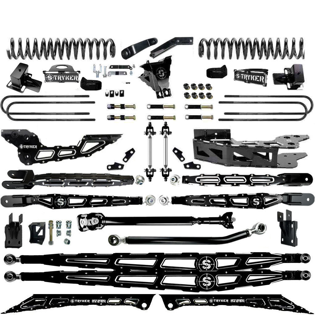 10" RAD F250 F350 4-LINK LIFT KIT 2017 to 2022 SUPER DUTY