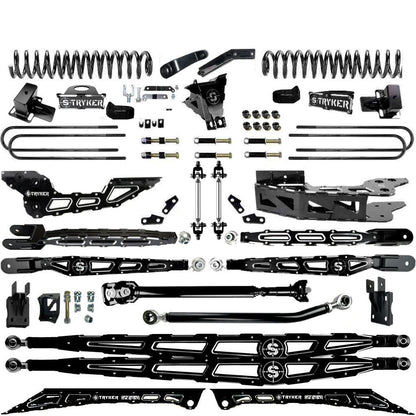 10" RAD F250 F350 4-LINK LIFT KIT 2017 to 2022 SUPER DUTY