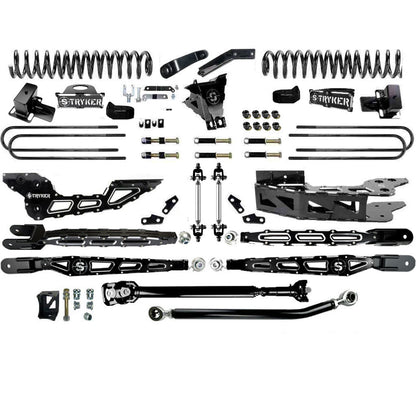 10" RAD F250 F350 4-LINK LIFT KIT 2017 to 2022 SUPER DUTY