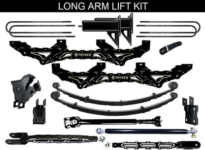 LONG ARM 14" F250 F350 4-LINK "NEW CRADLE" LIFT KIT 2023 to 2024 SUPER DUTY