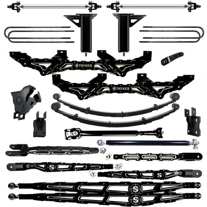 LONG ARM 14" F250 F350 4-LINK "NEW CRADLE" LIFT KIT 2023 to 2024 SUPER DUTY