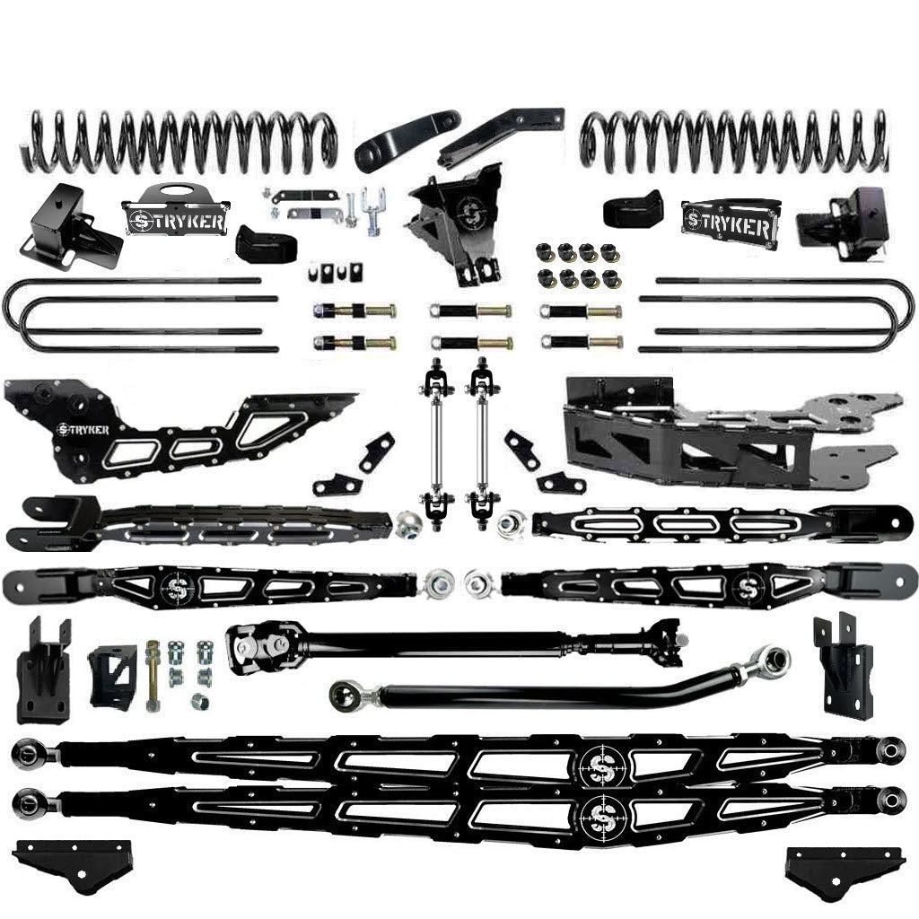 10" RAD F250 F350 4-LINK LIFT KIT 2017 to 2022 SUPER DUTY