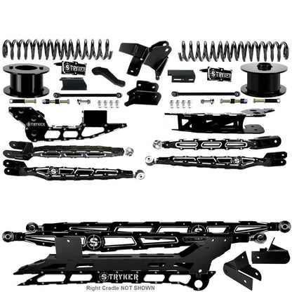 8" Ram 3500 4-Link Lift Kit for 2014 TO 2018 DODGE RAM HEAVY DUTY