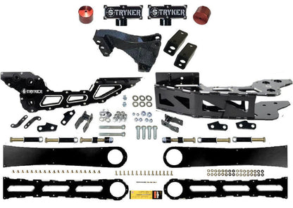 3.5" F450 F550 Badged RADIUS ARM DROP LIFT KIT FOR 2023 to 2024 SUPER DUTY