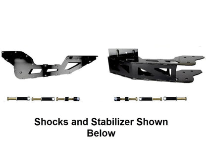 3.5" F250 F350 Badged RADIUS ARM  DROP LIFT KIT for 2023 to 2024 SUPER DUTY