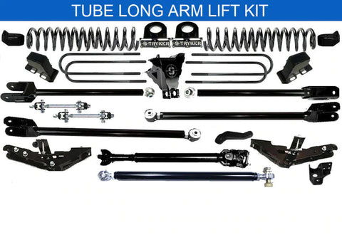 TUBE LONG ARM 10" F250 F350 4-LINK LIFT KIT 2017-2022 SUPER DUTY