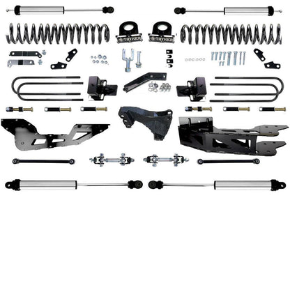 4.5" F450 F550 RADIUS ARM Badged DROP LIFT KIT 2023 to 2024 SUPER DUTY