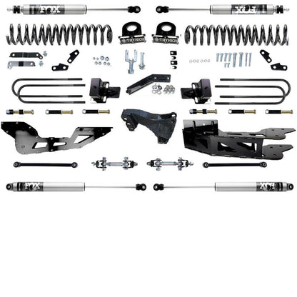 4.5" F450 F550 RADIUS ARM Badged DROP LIFT KIT 2023 to 2024 SUPER DUTY