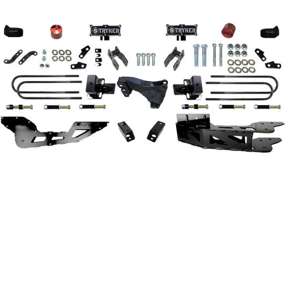 3.5" F450 F550 Badged RADIUS ARM DROP LIFT KIT FOR 2023 to 2024 SUPER DUTY