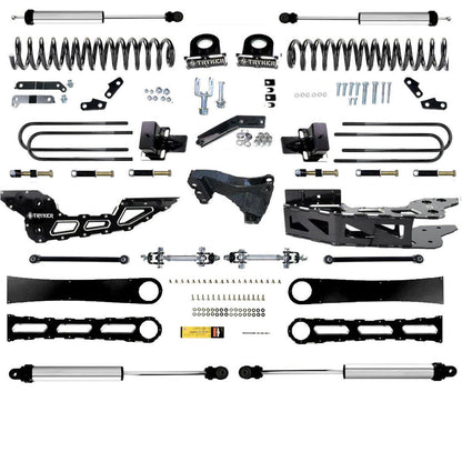 4.5" F450 F550 RADIUS ARM Badged DROP LIFT KIT 2023 to 2024 SUPER DUTY