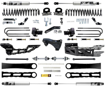 4.5" F450 F550 RADIUS ARM Badged DROP LIFT KIT 2023 to 2024 SUPER DUTY