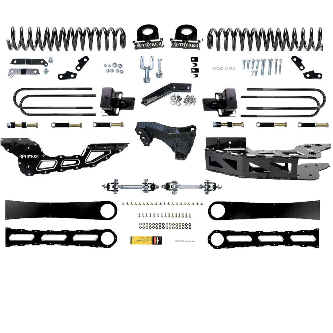 4.5" F250 F350 RADIUS BADGED ARM DROP LIFT KIT 2023 to 2024 SUPER DUTY