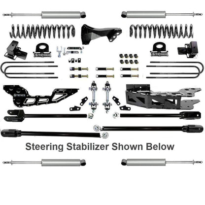 4.5" F250 F350 Tube 4-LINK LIFT KIT FOR 2011 TO 2016