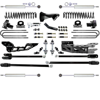 4.5" F250 F350 Tube 4-LINK LIFT KIT FOR 2011 TO 2016