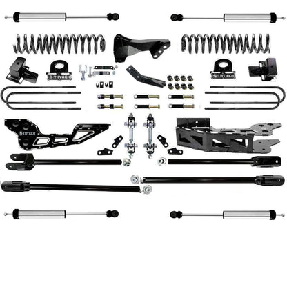 4.5" F250 F350 Tube 4-LINK LIFT KIT FOR 2011 TO 2016