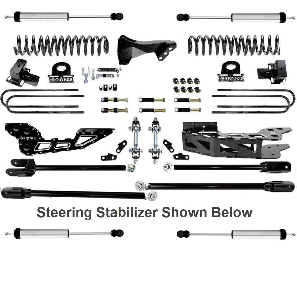 4.5" F250 F350 Tube 4-LINK LIFT KIT FOR 2011 TO 2016