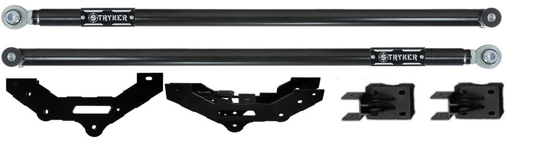 0-12" F450 Long Bed Tube Traction Bars for 2023-2026