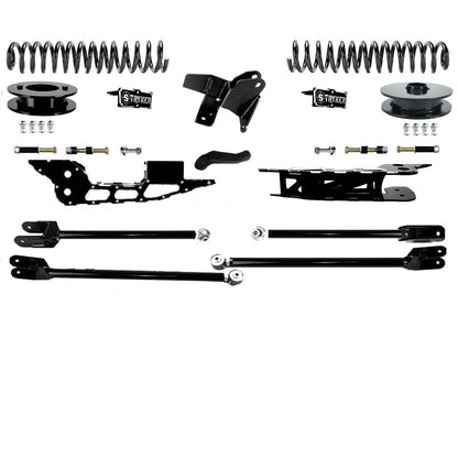 4" Ram 3500 Lift Kit with Tubular 4-Link for 2013* TO 2018