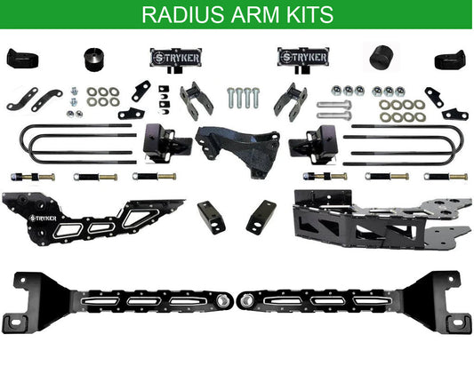 2023 to 2024 3.5" F450 F550 FABRICATED RADIUS ARM LIFT KIT