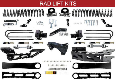 4.5" F250 F350 RADIUS ARM BADGED DROP LIFT KIT FOR 2011 TO 2016 SUPER DUTY