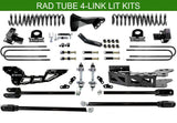 4.5" F250 F350 Tube 4-LINK LIFT KIT FOR 2017 TO 2022