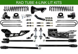 4.5" F250 F350 TUBE 4-LINK LIFT KIT FOR 2023 to 2024