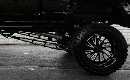 0-12" Identity Series Short Bed Ladder/Traction Bars for 2017-2020 Ford F250/350 Super Duty - Stryker Off Road Design