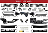 4" F250 F350 RADIUS ARM Badged DROP LIFT KIT for 2023 to 2024 SUPER DUTY