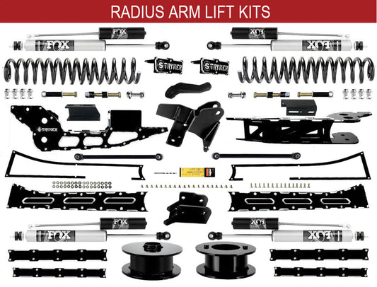 6" Ram 2500 RADIUS ARM Badged  Lift Kit for 2014 TO 2018 DODGE RAM HEAVY DUTY