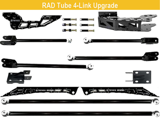 0" to 10" RAD TUBE F250 F350 4-LINK UPGRADE KIT 2023 to 2024 SUPER DUTY
