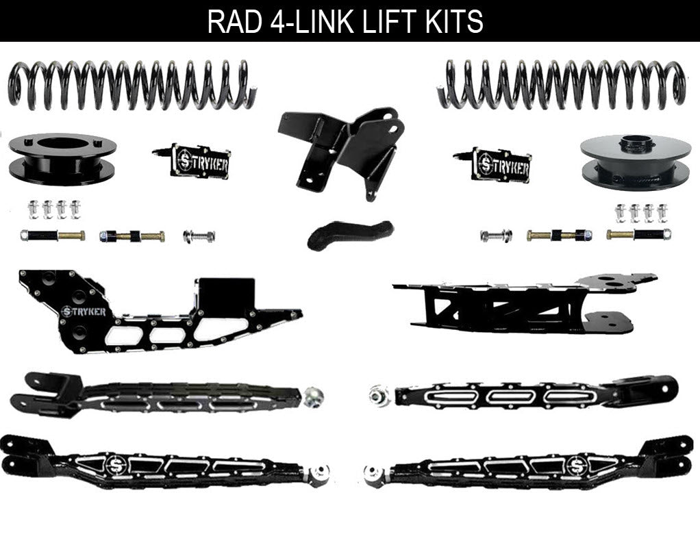 4" Ram 2500 Lift Kit 4-Link 2013* TO 2018 DODGE RAM HEAVY DUTY