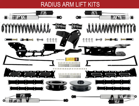 4" RAM 2500 Radius Arm Badged LIFT KIT 2019 TO 2024 DODGE RAM HEAVY DUTY