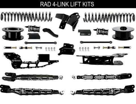 6" Ram 2500 4-Link Lift Kit for 2019 TO 2024 DODGE RAM HEAVY DUTY