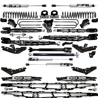 LONG ARM 10" F250 F350 4-LINK LIFT KIT 2011-2016 SUPER DUTY