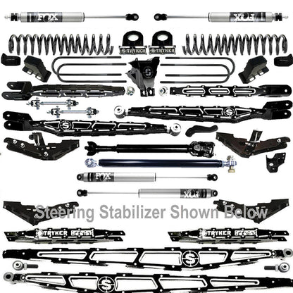 LONG ARM 10" F250 F350 4-LINK LIFT KIT 2017-2022 SUPER DUTY