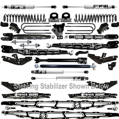 LONG ARM 10" F250 F350 4-LINK LIFT KIT 2011-2016 SUPER DUTY