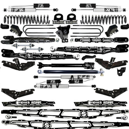 LONG ARM 10" F250 F350 4-LINK LIFT KIT 2017-2022 SUPER DUTY