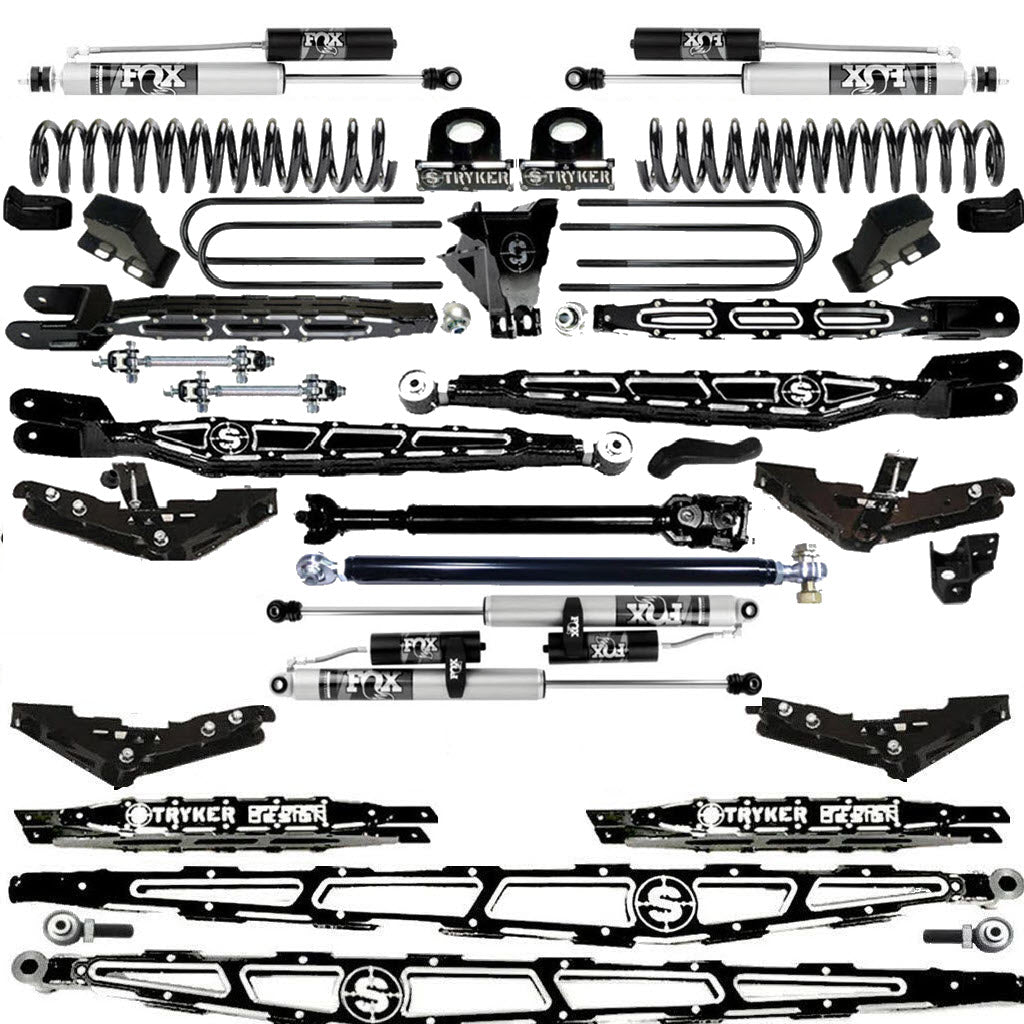 LONG ARM 10" F250 F350 4-LINK LIFT KIT 2011-2016 SUPER DUTY