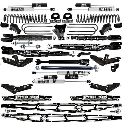 LONG ARM 10" F250 F350 4-LINK LIFT KIT 2011-2016 SUPER DUTY