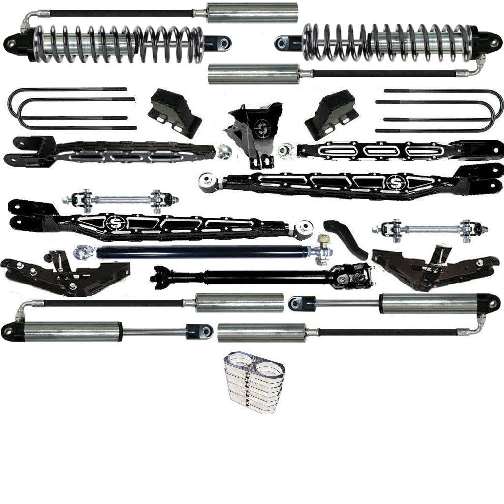 LONG ARM 10" F250 F350 4-LINK LIFT KIT 2017-2022 SUPER DUTY