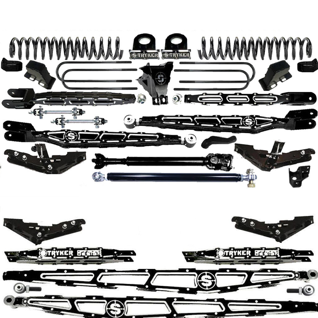 LONG ARM 10" F250 F350 4-LINK LIFT KIT 2017-2022 SUPER DUTY