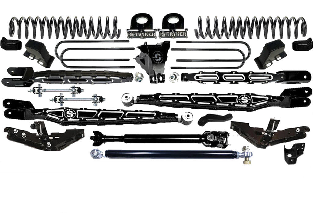 LONG ARM 10" F250 F350 4-LINK LIFT KIT 2017-2022 SUPER DUTY