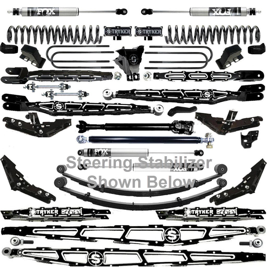 LONG ARM 12" F250 F350 4-LINK LIFT KIT 2017-2022 SUPER DUTY