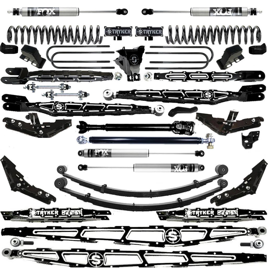 LONG ARM 12" F250 F350 4-LINK LIFT KIT 2011-2016 SUPER DUTY