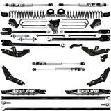 TUBE LONG ARM 7" F450 4-LINK LIFT KIT 2017-2022 SUPER DUTY