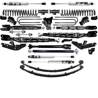 LONG ARM 12" F250 F350 4-LINK LIFT KIT 2017-2022 SUPER DUTY