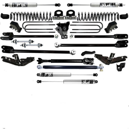 TUBE LONG ARM 10" F250 F350 4-LINK LIFT KIT 2017-2022 SUPER DUTY