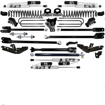 TUBE LONG ARM 10" F250 F350 4-LINK LIFT KIT 2011-2016 SUPER DUTY