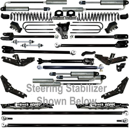 TUBE LONG ARM 10" F250 F350 4-LINK LIFT KIT 2011-2016 SUPER DUTY