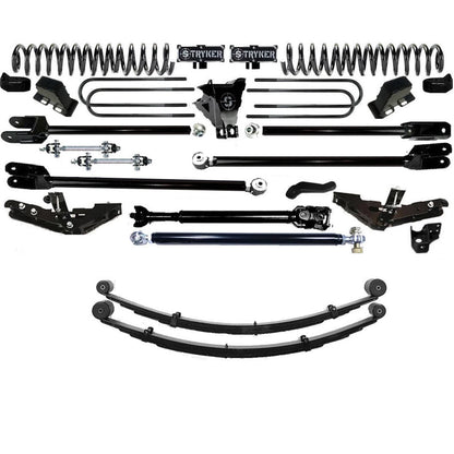 TUBE LONG ARM 12" F250 F350 4-LINK LIFT KIT 2017-2022 SUPER DUTY 4WD